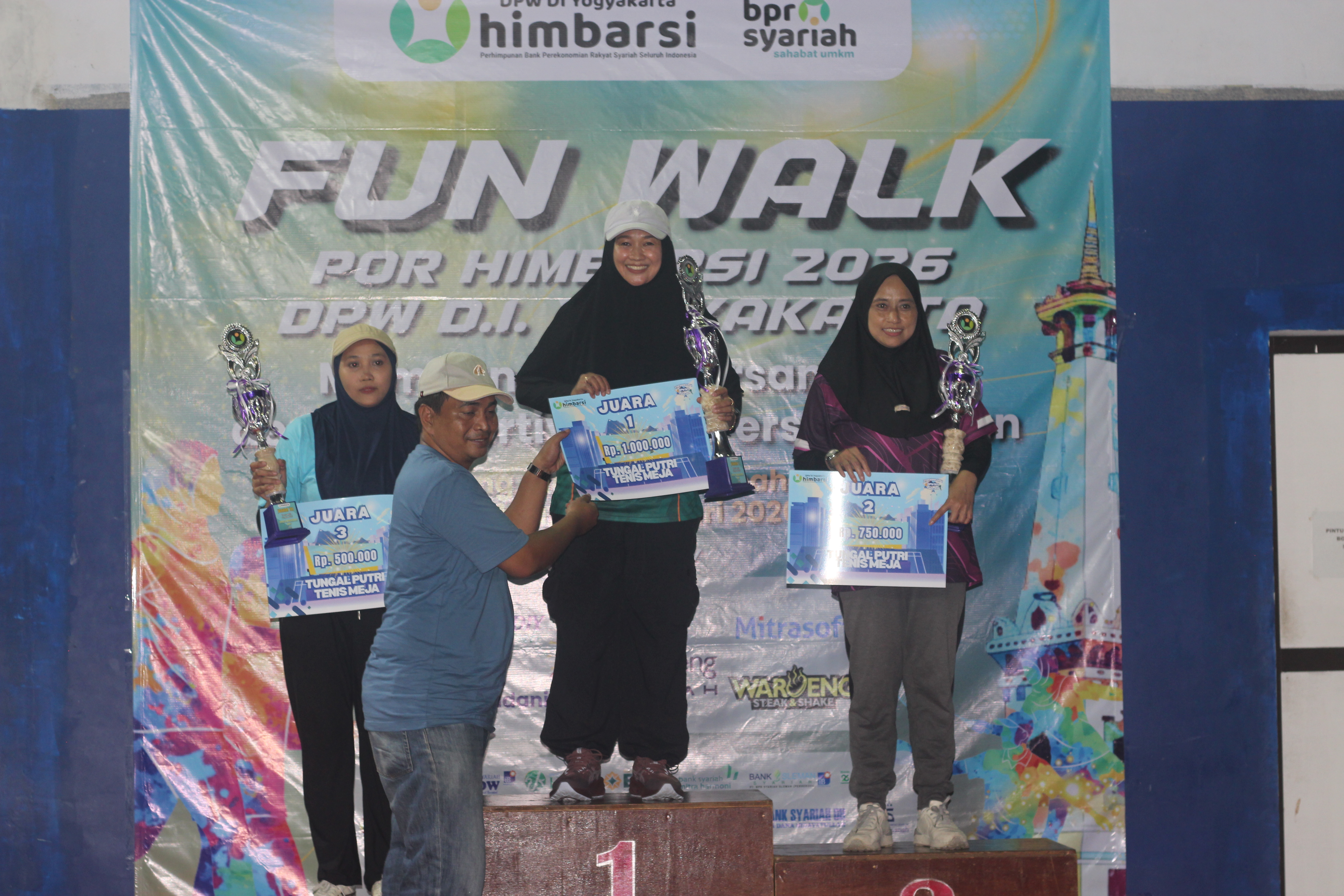 Karyawan BPRS HIK MCI Raih Juara 2 Tenis Meja Tunggal Putri pada POR HIMBARSI DIY